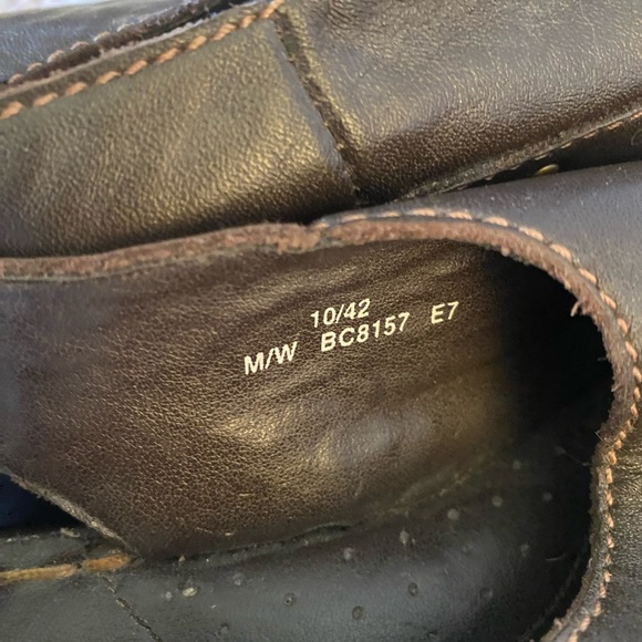 Ladies shoes mule slip on leather uppers SZ 10 - Picture 6 of 9